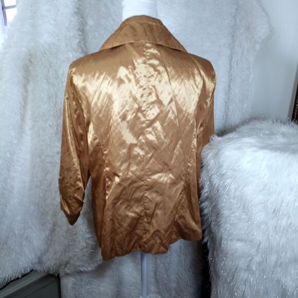 RUBY RD. GOLD JACKET SZ.14 EUC - Picture 4 of 6